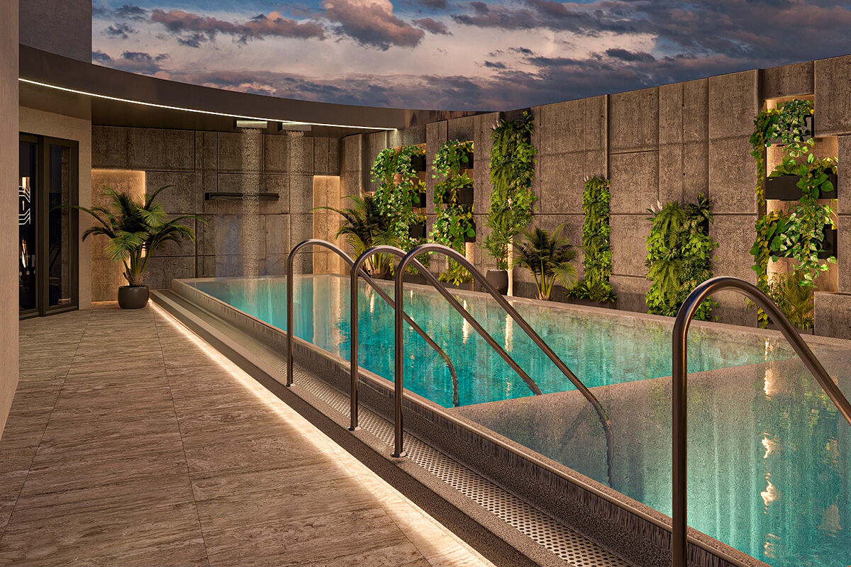 Neuer Pool im Wellnesshotel Jagdhof, Bayerischer Wald